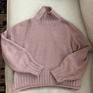 UpWest Cropped Mockneck Sweater
